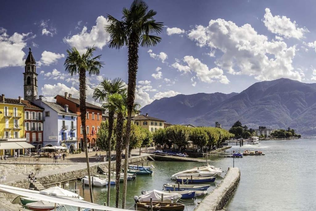 Ascona: Residenza Sabrina,App 2.5 Locali E Piscina Apartment Екстериор снимка