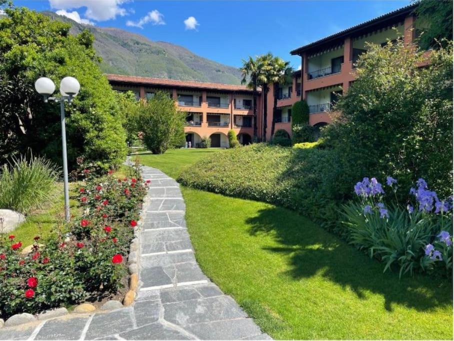 Ascona: Residenza Sabrina,App 2.5 Locali E Piscina Apartment Екстериор снимка